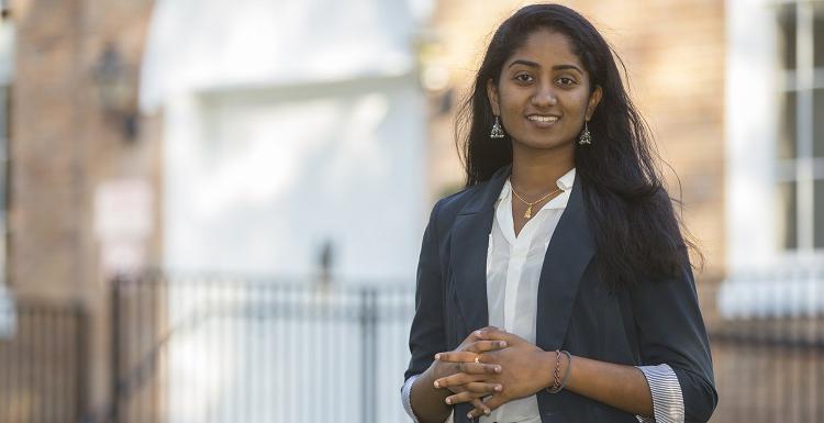 Monica Sai Pasala, a biomedical sciences major from Birmingham, recently won the best poster award at the National Collegiate Honors Council conference in Atlanta.